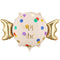 Candy Sweet Polka Dot Happy Birthday Foil Balloon - 24