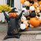 Giant Pumpkin Scarecrow Standing Foil Balloon - 1.52m