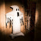 Giant Ghost Foil Standing Balloon - 1.65m