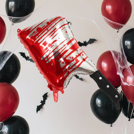 Large Bloody Cleaver Knife Foil Balloon - 35