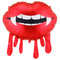 Large Bloody Vampire Lips Foil Balloon - 36