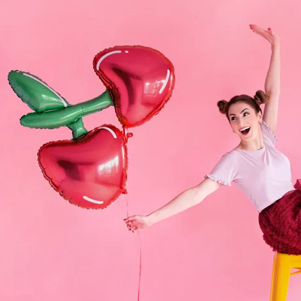 Cherries Foil Balloon - 34"
