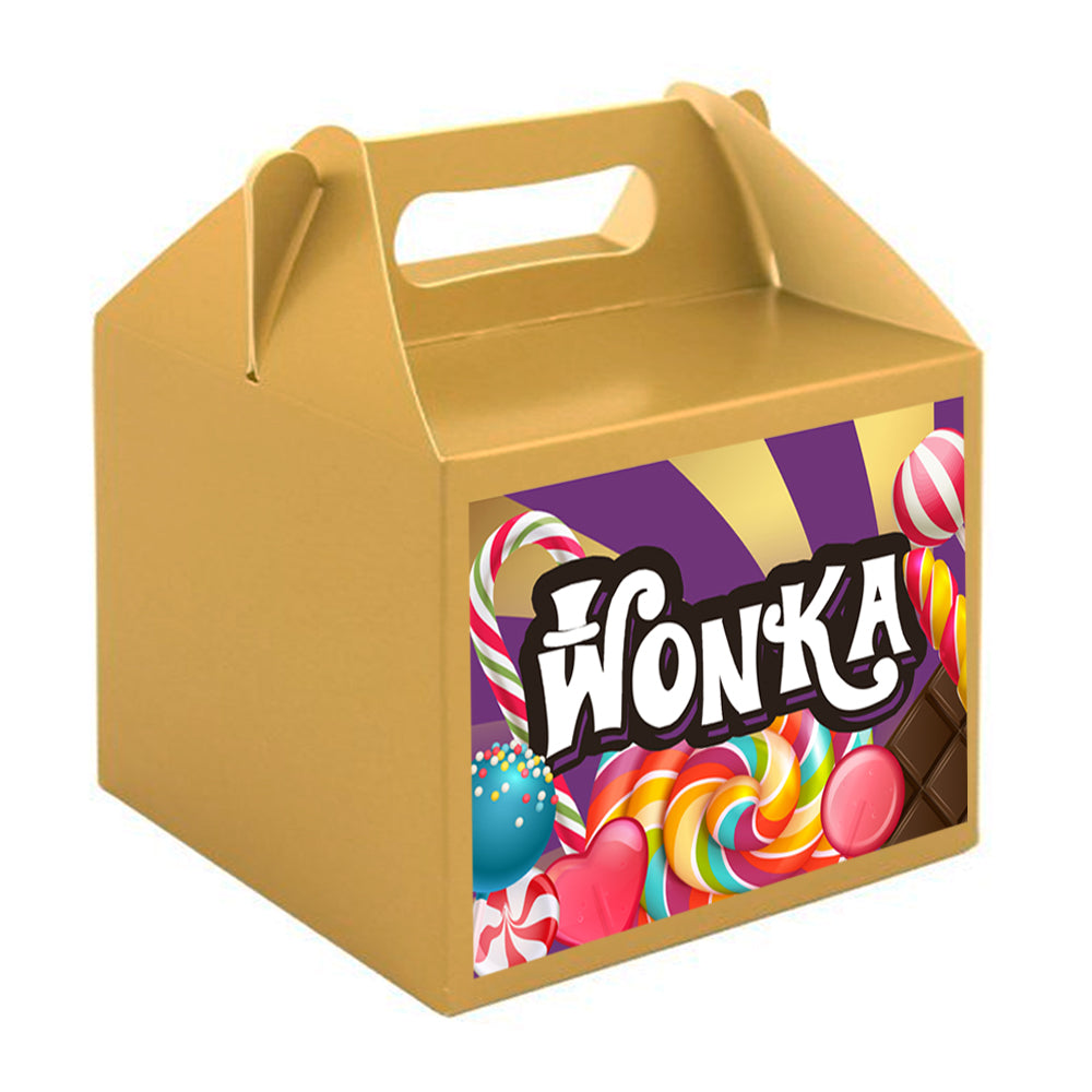 Wonka Chocolate Factory Party Box Kit - Pack of 4