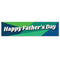 Father's Day Geometric Banner - 120cm x 30cm