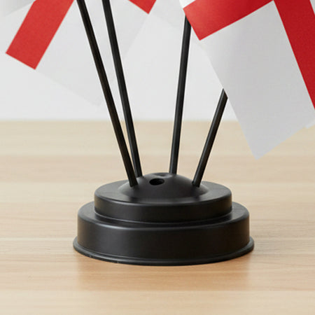Plastic Flag Holder for 4 Cloth Table Flags