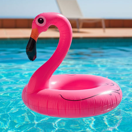 Giant Inflatable Flamingo Swim Ring - 86cm