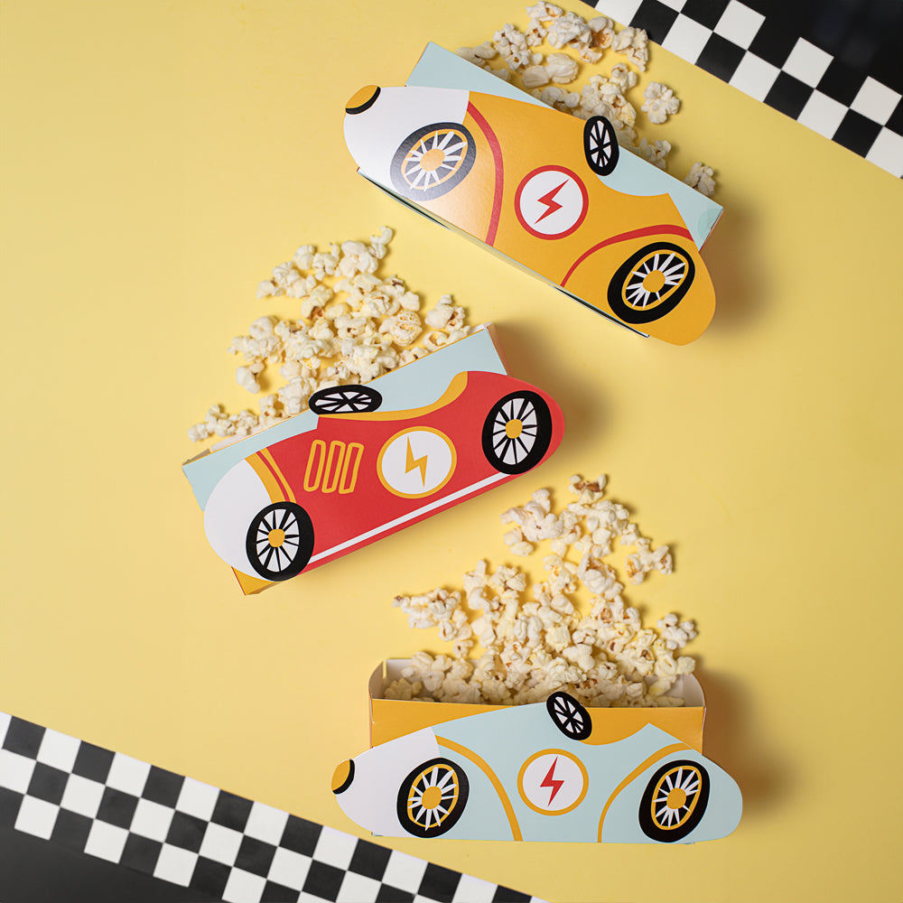 Car Snack Boxes - 7.5cm x 17cm - Pack of 3