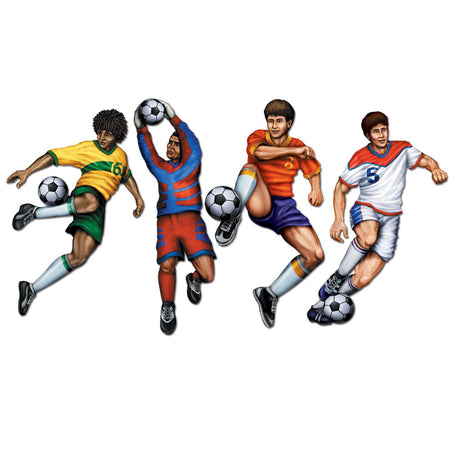 Football Figure Cutouts - Set of 4 - 20