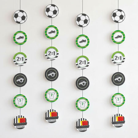 Football String Decoration - 1.3m - 4 Strings