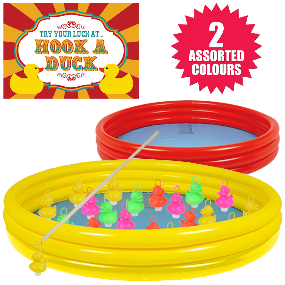 Value Hook A Duck Set - Multicolour Ducks - 26 Pieces