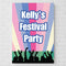 Festival Themed Personalised Poster - A3