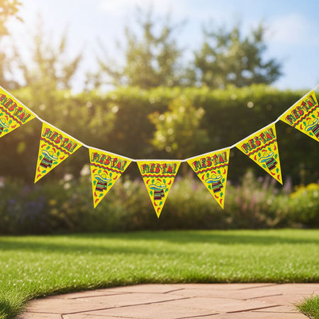 Fiesta 'All Weather' Bunting - 3.7m (12') - 12 flags