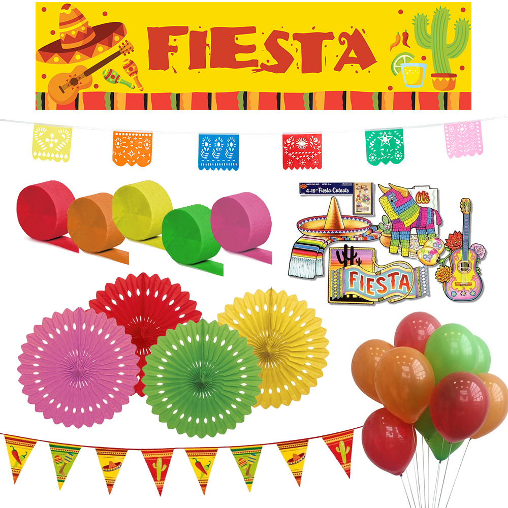 Fiesta Mexican Decoration Party Pack
