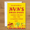Fiesta Personalised Invitations - Pack of 16