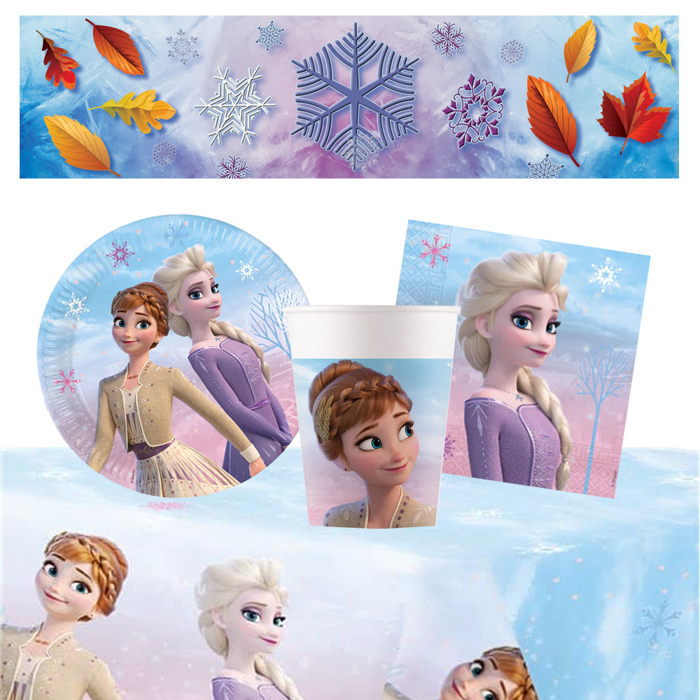 Disney Frozen 2 Tableware Pack for 8 with FREE Banner!