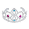 Silver Tiara with Jewel Detail (12cm x 8cm)