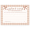 Brown Gingham Baby Shower Advice Cards - Pack of 8