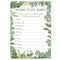 Name that Baby Botanical Baby Shower Game - Pack of 8