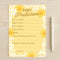Baby Predictions Yellow Floral Baby Shower Cards - Pack of 8