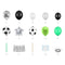 Football Themed Balloon Garland Decoration DIY Kit