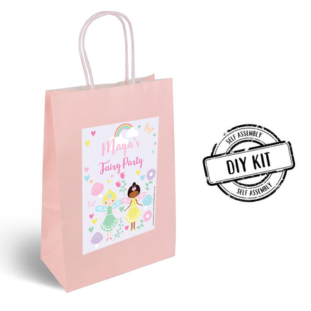 Personalised Fairy Paper Party Bags - Pack of 12