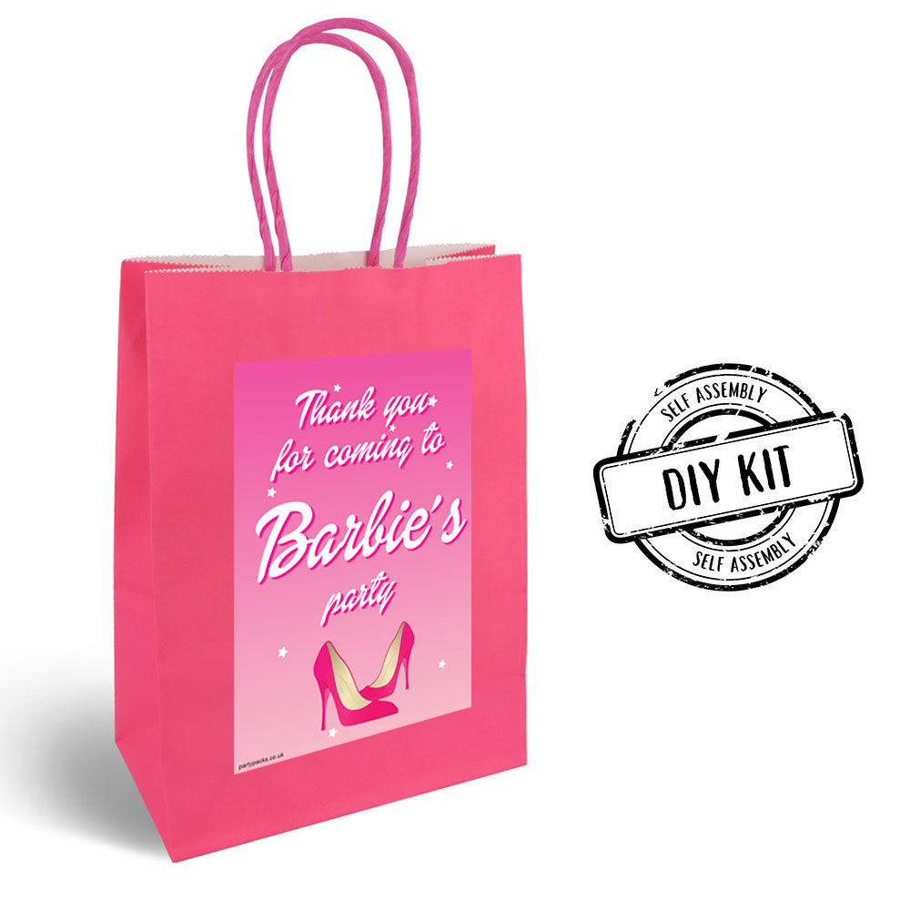 Hey Doll Personalised Paper Party Bags - Pack of 12