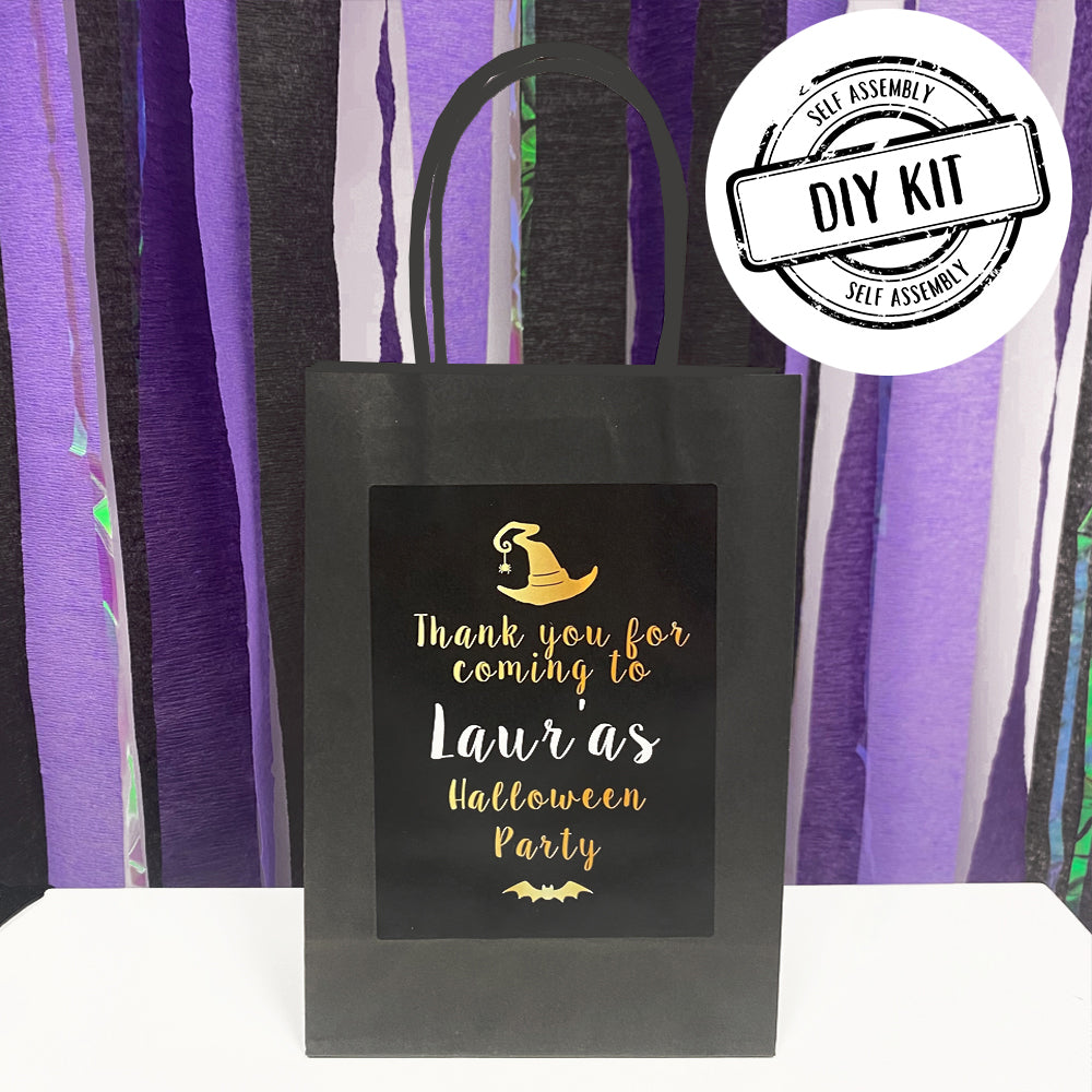 Witch Please Halloween Personalised Paper Party Bags - Pack of 12