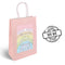 Personalised Pastel Rainbow Paper Party Bags - Pack of 12