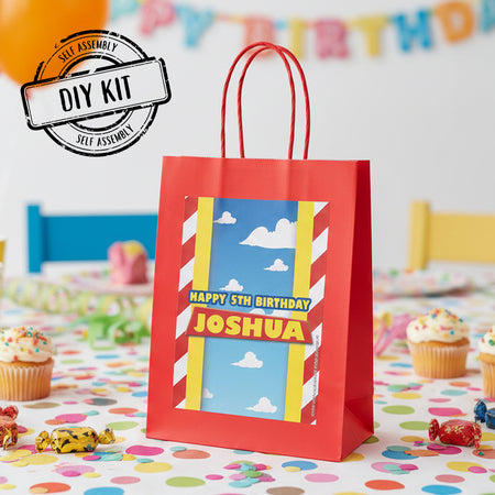 Personalised Toy Story Paper Party Bags - Pack of 12