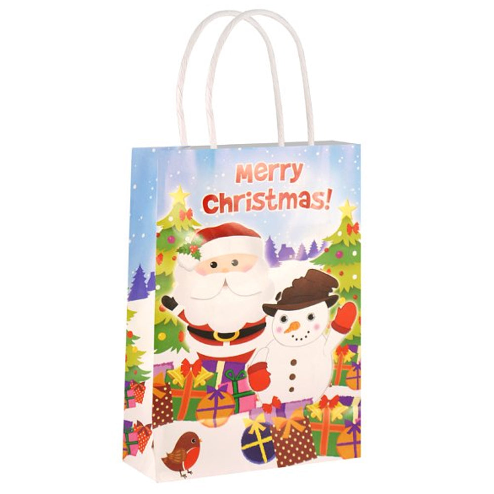 Christmas Paper Party Bags - 21cm - Each