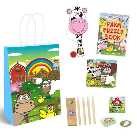 Farm Plastic Free Party Bag Kit with Farm Contents - Each