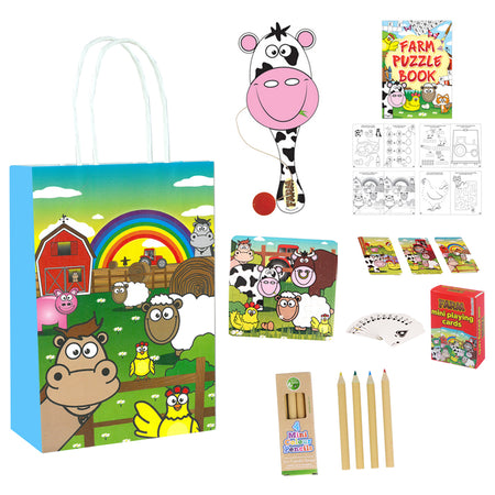 Farm Plastic Free Party Bag Kit with Farm Contents - Each