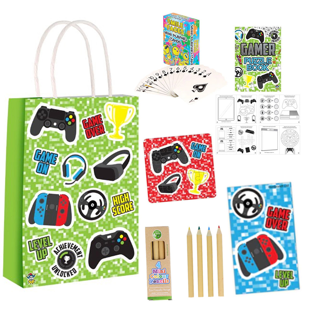 Gaming Plastic Free Party Bag Kit with Contents - Each