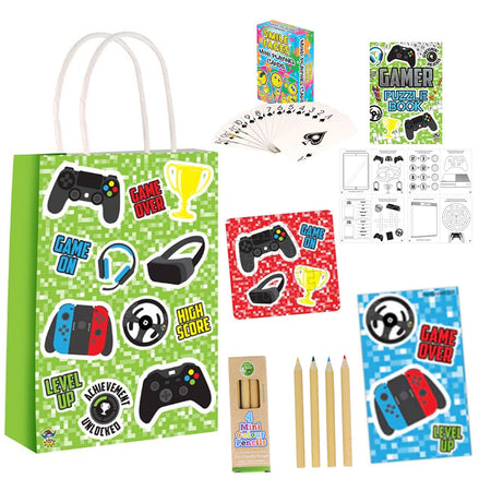 Gaming Plastic Free Party Bag Kit with Contents - Each