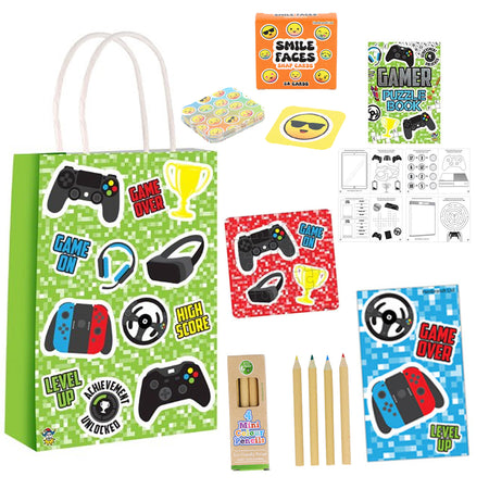 Gaming Plastic Free Party Bag Kit with Contents - Each