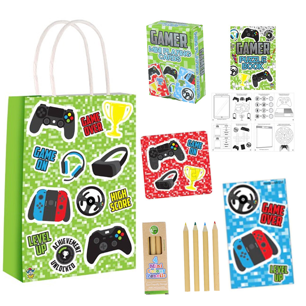 Gaming Plastic Free Party Bag Kit with Contents - Each