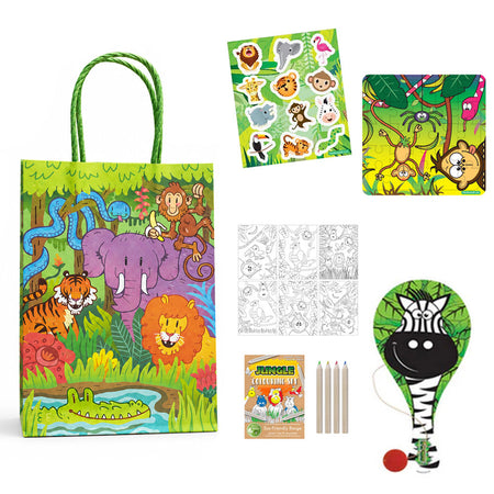 Jungle Plastic Free Party Bag Kit with Contents - Each