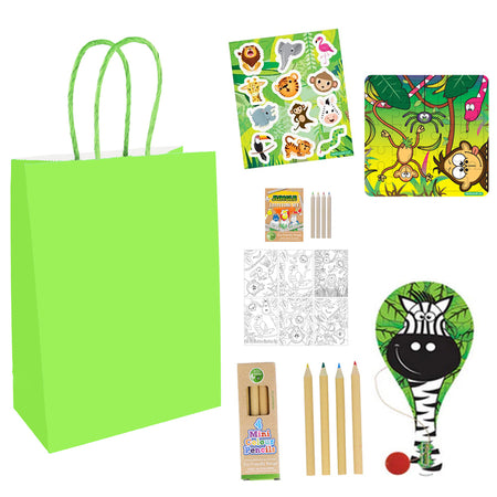 Jungle Plastic Free Party Bag Kit with Contents - Each