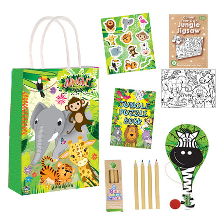 Jungle Plastic Free Party Bag Kit with Contents - Each