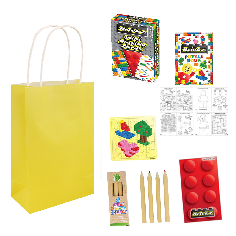 Building Blocks Plastic Free Party Bag Kit with Contents - Each