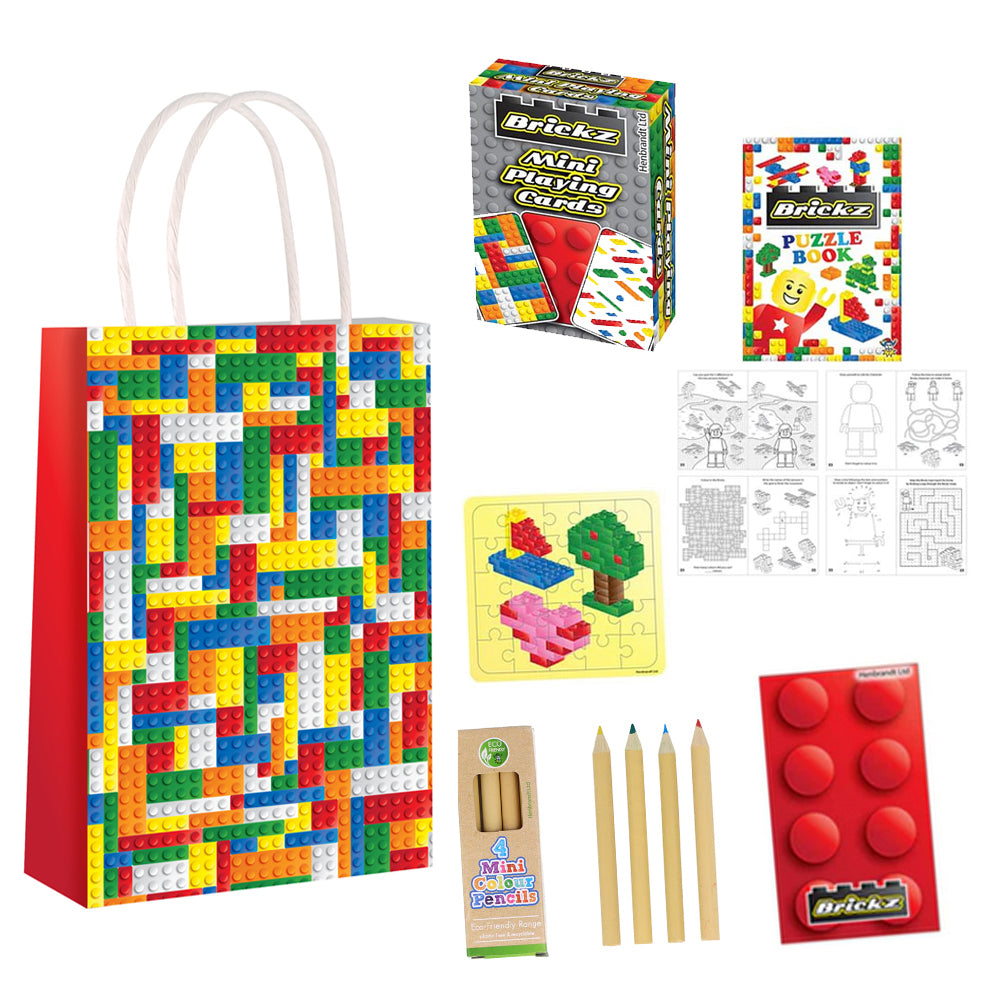 Building Blocks Plastic Free Party Bag Kit with Contents - Each