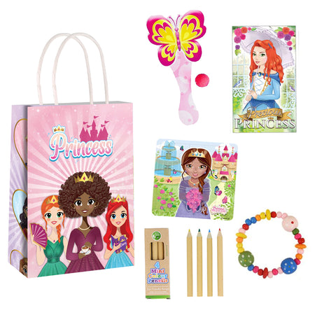 Princess Plastic Free Party Bag Kit with Contents - Each