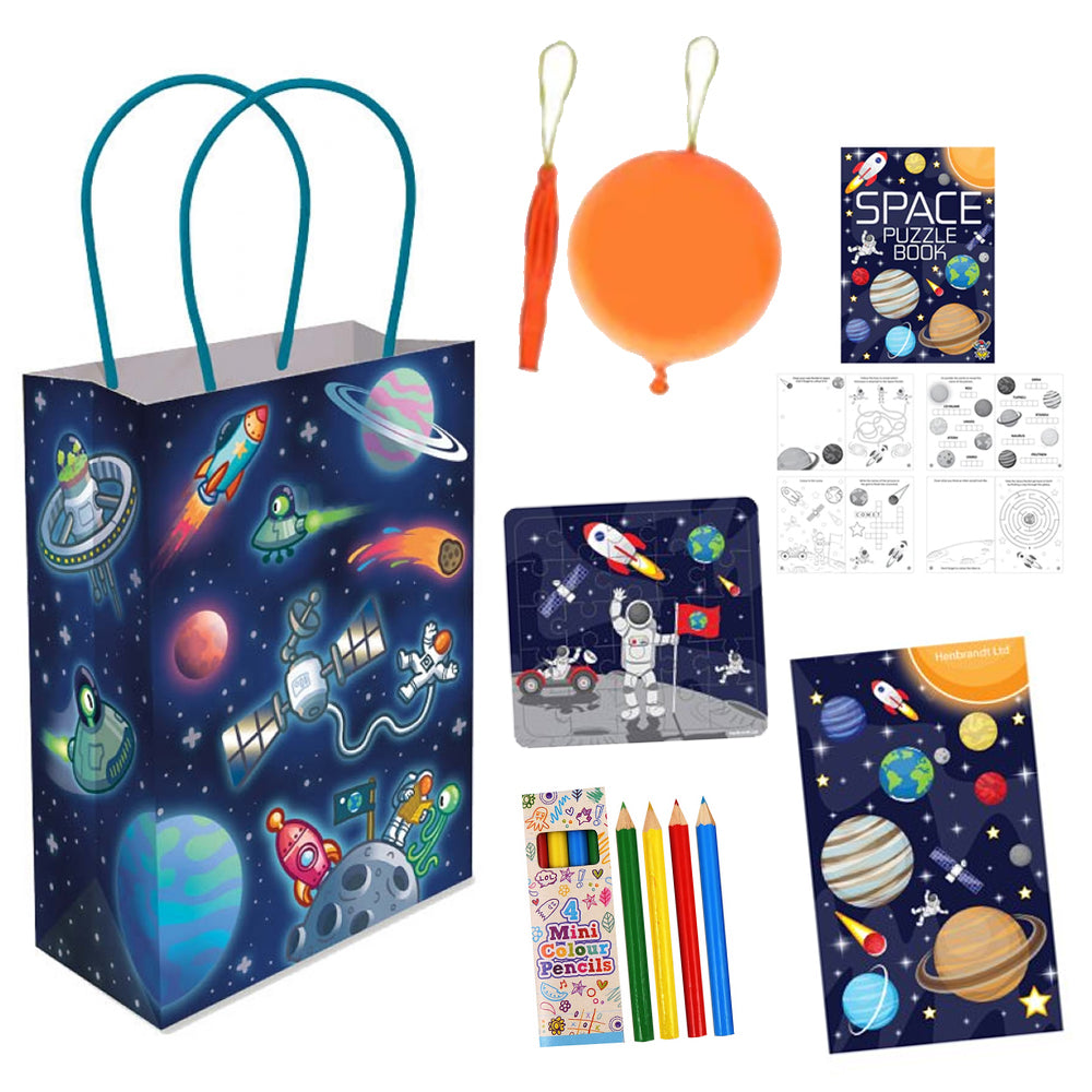 Space Plastic Free Party Bag Kit with Contents - Each