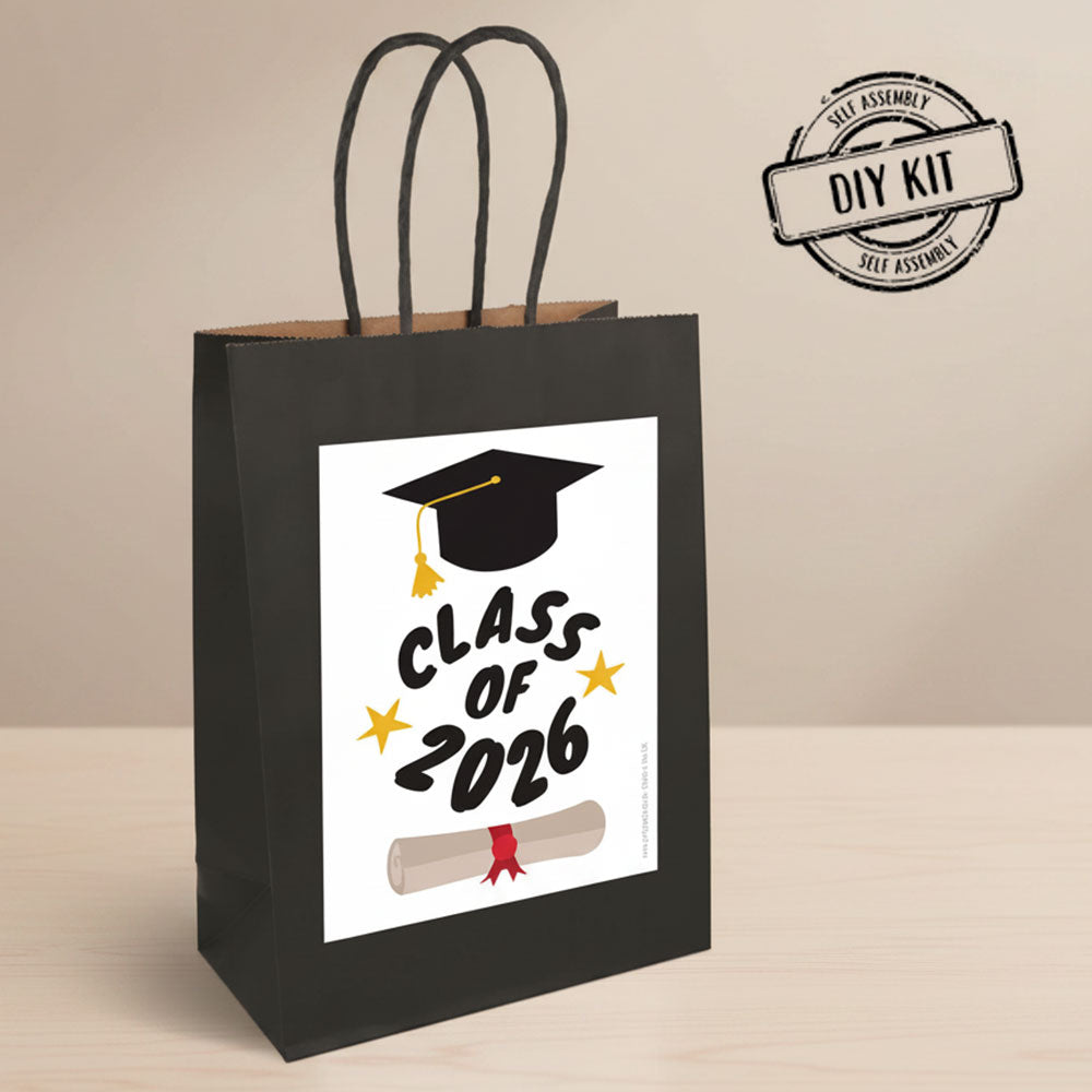 Graduation Class of 2026 Paper Party Bags Pack of 12 | Party Packs