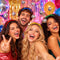 Silver Glitter Ball Head Boppers - Assorted Colours - Each