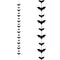 Black Bat Hanging Halloween Garland - 1.5m