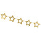 Gold Star Garland Decoration - 3m
