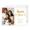 Gold Dots Personalised Photo Thank You Cards - Pack of 8