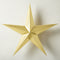 Gold Star Hanging Decoration - 70cm - Each