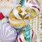 Candy Swirl Gold Foil Balloon - 14